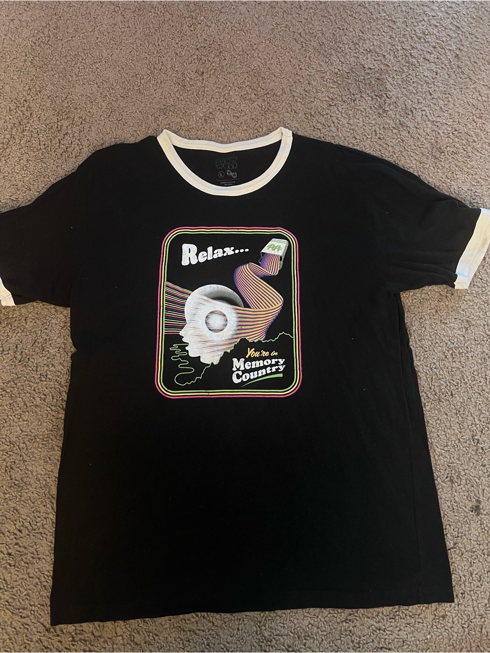 Meow Wolf ringer tee